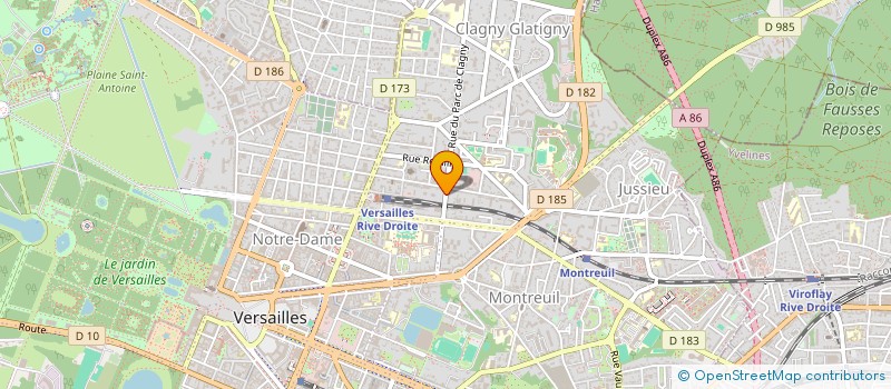 localisation de l'entreprise SAS SOCIETE D'EXPLOITATION DU PARC EOLIEN D'AUSSAC VADALLE à VERSAILLES