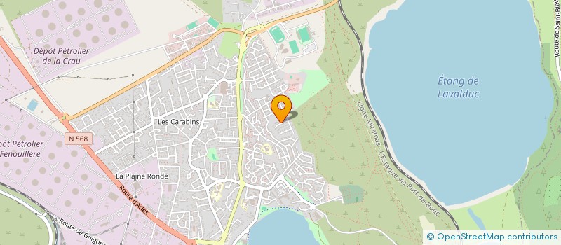 localisation de l'entreprise SAS SOCIETE DE TIRAGE DE CABLES  FOS-SUR-MER