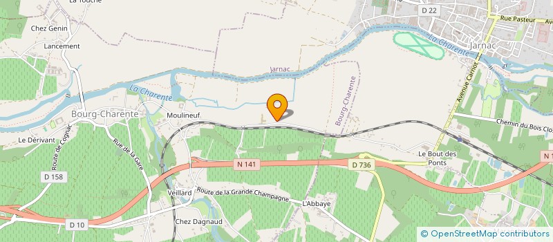 localisation de l'entreprise SAS SOCIETE DU DOMAINE DE CRESSE à BOURG-CHARENTE