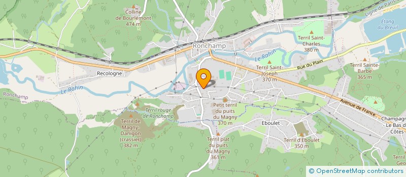 localisation de l'entreprise SAS SOFOGIR à RONCHAMP