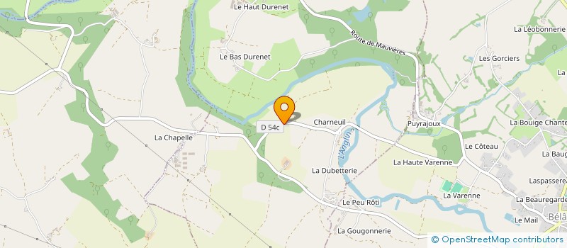localisation de l'entreprise SAS SOLANA à LIGNAC