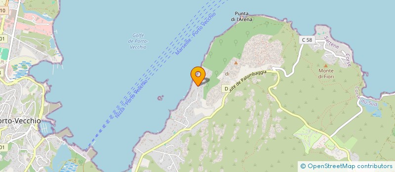 localisation de l'entreprise SAS SOLE VECCHIO à PORTO-VECCHIO