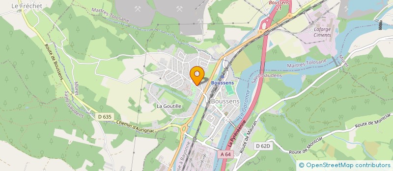 localisation de l'entreprise SAS SOLENA  BOUSSENS