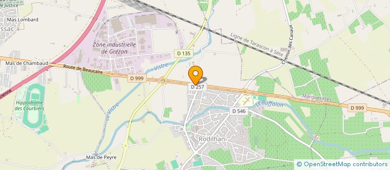 localisation de l'entreprise SAS SOLIS à RODILHAN