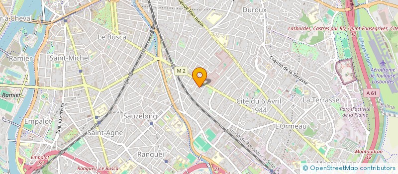 localisation de l'entreprise SAS SOLUTION-D à TOULOUSE