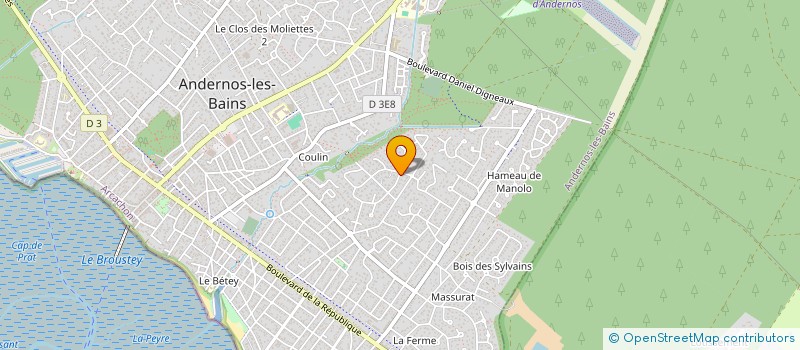 localisation de l'entreprise SAS SOLUTIONS AUTOMOBILES  ANDERNOS-LES-BAINS