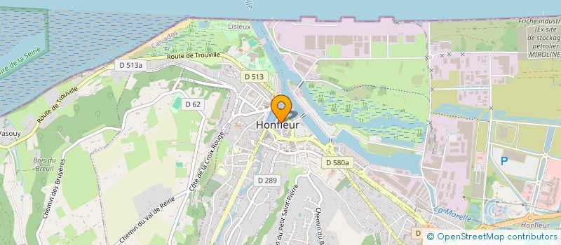 localisation de l'entreprise SAS SOLUTIONS CONSEILS & FINANCES  HONFLEUR