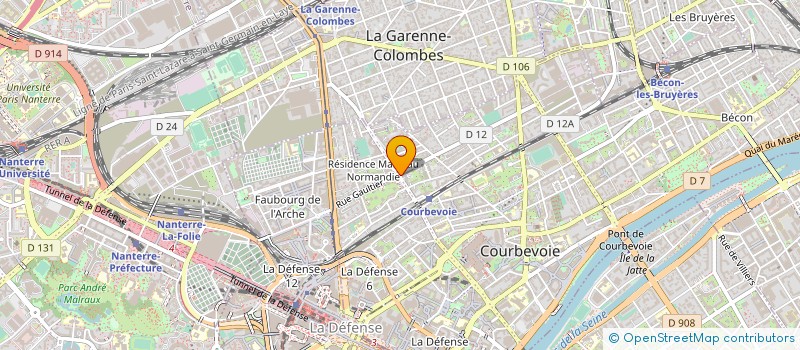 localisation de l'entreprise SAS SONA MARCEAU à COURBEVOIE