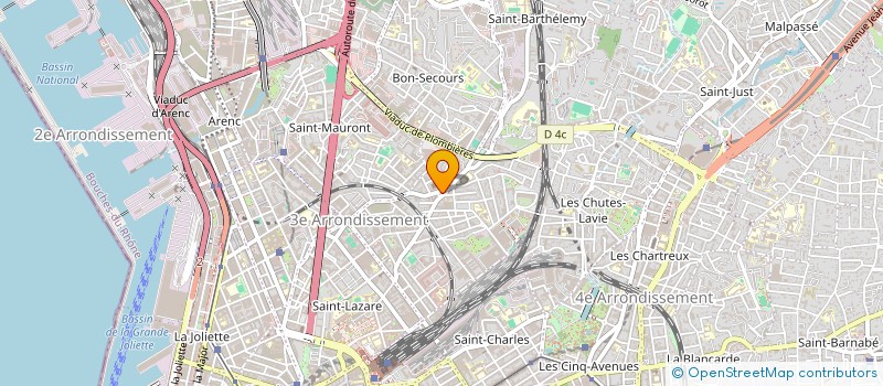 localisation de l'entreprise SAS SOPHIA FOOD  MARSEILLE