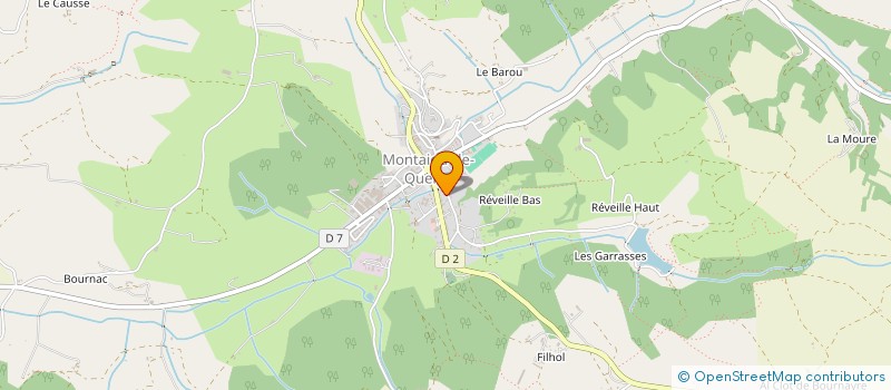 localisation de l'entreprise SAS SORO  MONTAIGU-DE-QUERCY