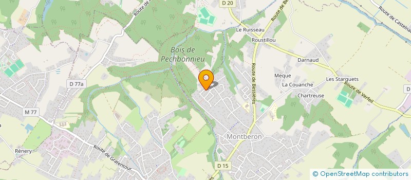 localisation de l'entreprise SAS SPEC ENVIRONNEMENT  FONBEAUZARD