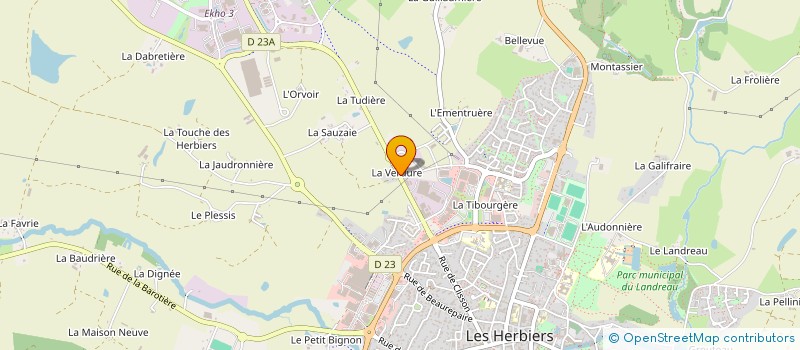 localisation de l'entreprise SAS SPERANZA à LES HERBIERS