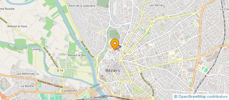 localisation de l'entreprise SAS SPINA IMMOBILIER  BEZIERS