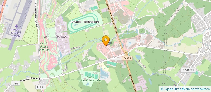 localisation de l'entreprise SAS SPORTS MULSANNE  MULSANNE