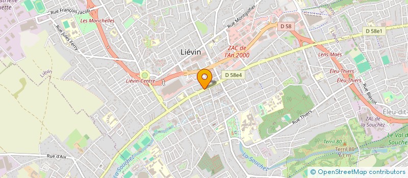 localisation de l'entreprise SAS SQUARE AUTO à LIEVIN