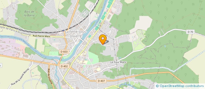 localisation de l'entreprise SAS ST SA INVEST à LA FERTE-SOUS-JOUARRE