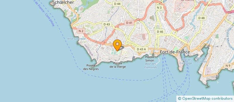 localisation de l'entreprise SAS STE ANTILLAISE SOUDURE à FORT-DE-FRANCE