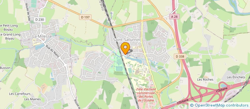 localisation de l'entreprise SAS STEBALIA à SAINT-SATURNIN