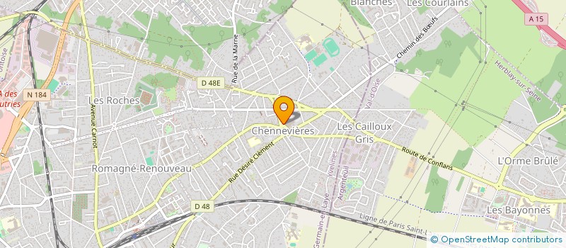 localisation de l'entreprise SAS STEEL DECO  CONFLANS-SAINTE-HONORINE