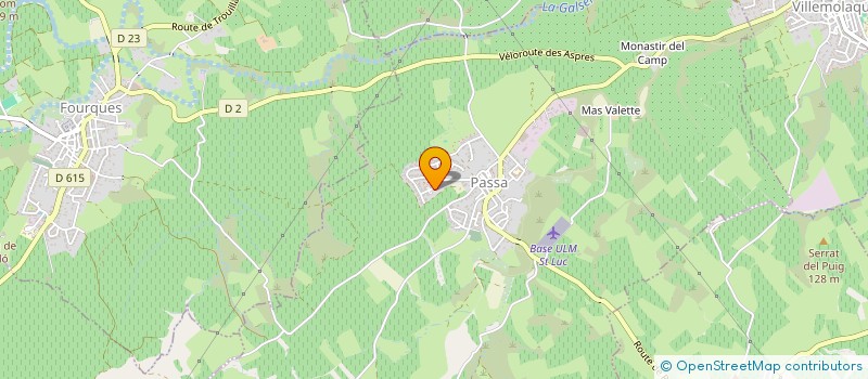 localisation de l'entreprise SAS STEEVEN TERRAS  PASSA