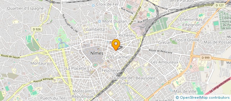 localisation de l'entreprise SAS STELLA  NIMES