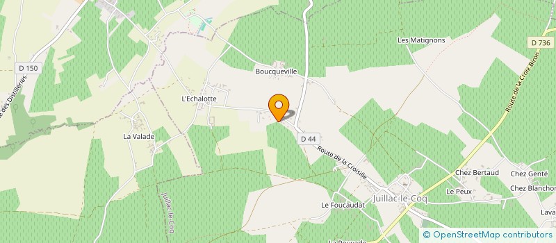 localisation de l'entreprise SAS STEPHANE CAROT à JUILLAC-LE-COQ