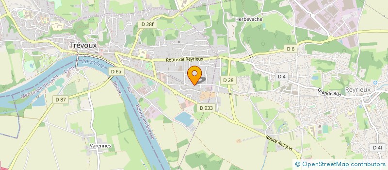 localisation de l'entreprise SAS STEPHANE MARMOND à TREVOUX