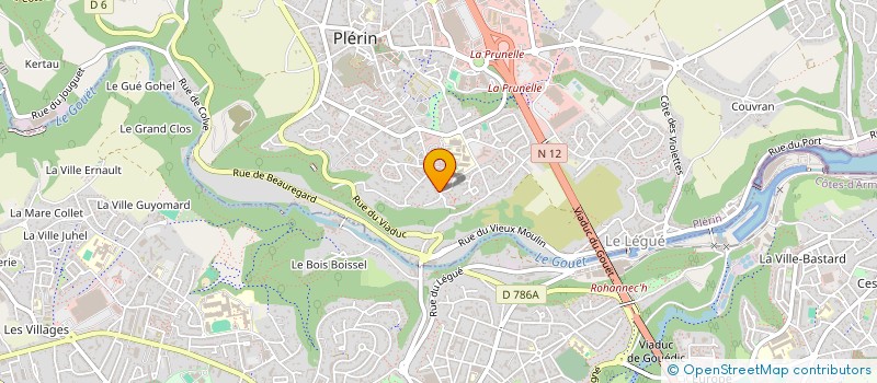 localisation de l'entreprise SAS STREAMYOURSPORT.TV à PLERIN