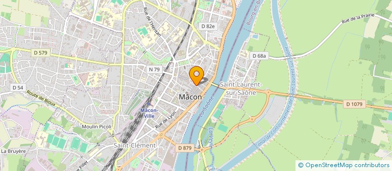 localisation de l'entreprise SAS SUBROSA à MACON