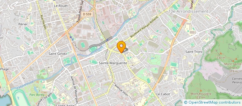 localisation de l'entreprise SAS SUD INVEST'IMMOBILIER à MARSEILLE