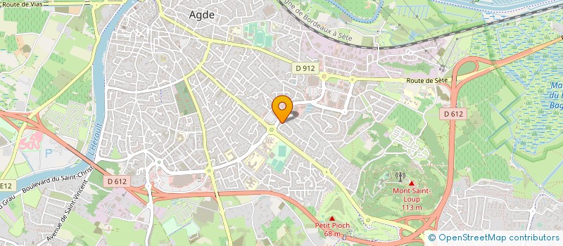 localisation de l'entreprise SAS SUD SERVICES GESTION PARTICIPATION à AGDE