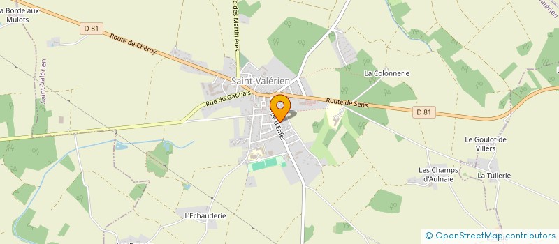 localisation de l'entreprise SAS SUM  SAINT-VALERIEN