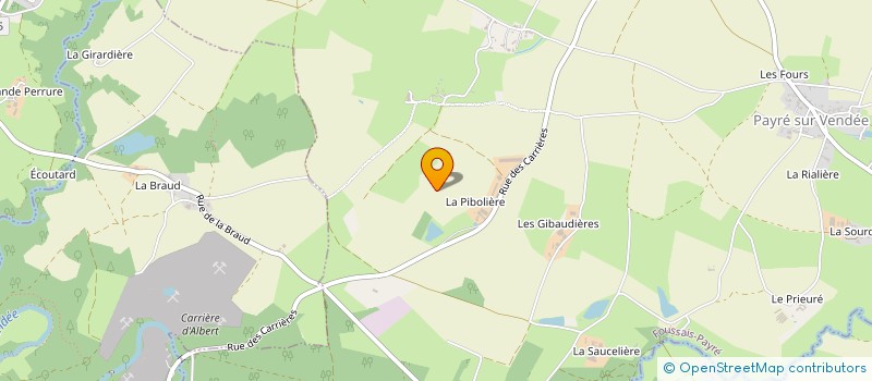 localisation de l'entreprise SAS SUN DOUES  FOUSSAIS-PAYRE