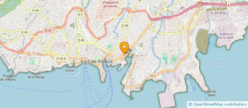 localisation de l'entreprise SAS SUNSHINE-CONCIERGERIE  FORT-DE-FRANCE