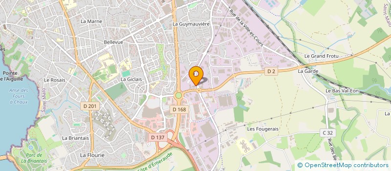 localisation de l'entreprise SAS SURCOUF CONSULTING  SAINT-MALO