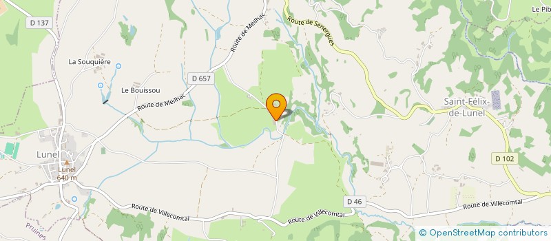 localisation de l'entreprise SAS SURYA  SAINT-FELIX-DE-LUNEL