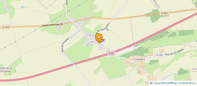 localisation de l'entreprise SAS SXL  ILLOIS