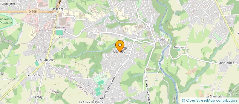 localisation de l'entreprise SAS SYLMA  DINAN