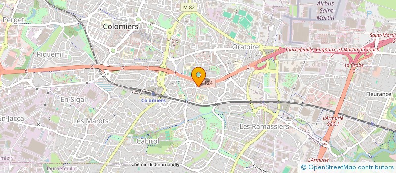 localisation de l'entreprise SAS SYLVAIN BARTHES à COLOMIERS