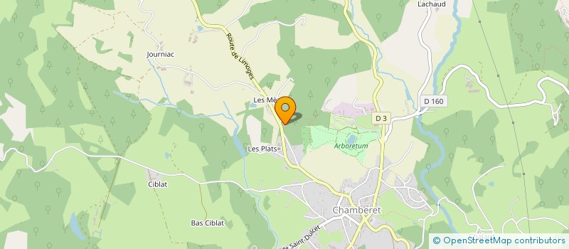 localisation de l'entreprise SAS SYLVIE LACHAUME ET ROMAIN  CHAMBERET