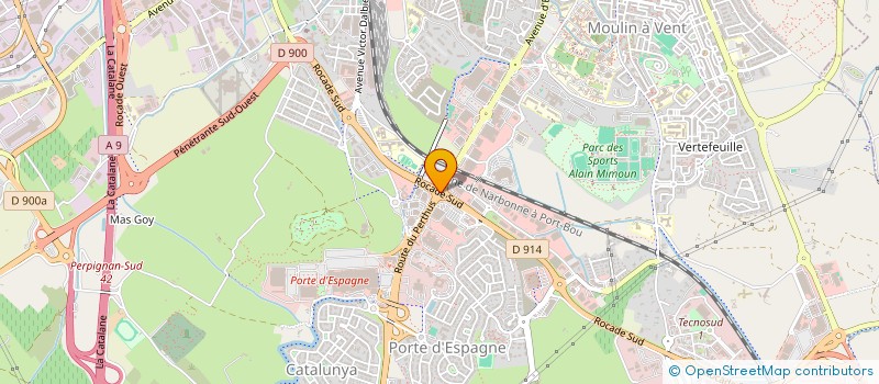 localisation de l'entreprise SAS SYNDIC 66  PERPIGNAN