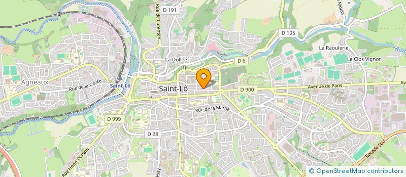 localisation de l'entreprise SAS SYNDICAT VL 2028  SAINT-LO