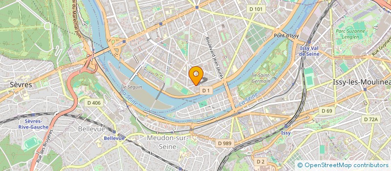 localisation de l'entreprise SAS SYNERGIPHAR à BOULOGNE-BILLANCOURT