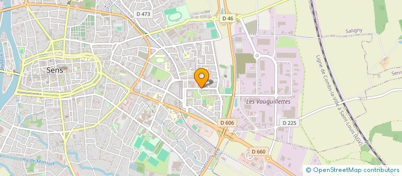 localisation de l'entreprise SAS T.C.F. à SENS