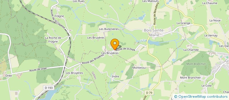 localisation de l'entreprise SAS T.C.N.A.  BOIS-SAINTE-MARIE