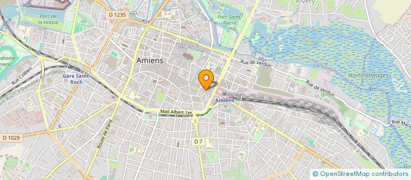 localisation de l'entreprise SAS T D O P à AMIENS