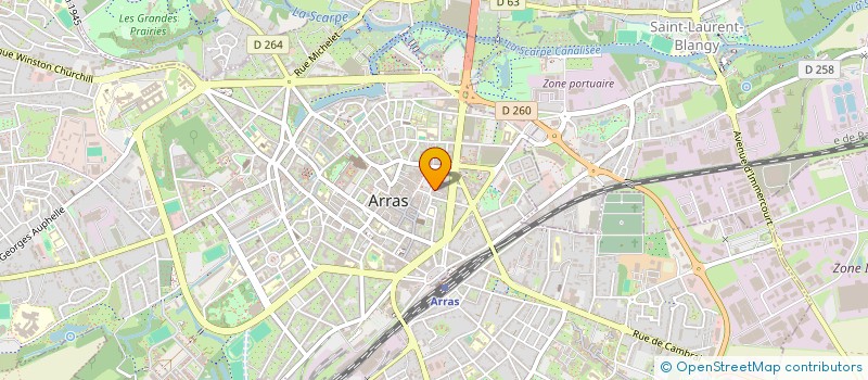 localisation de l'entreprise SAS T.E.C à ARRAS