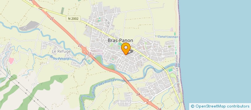 localisation de l'entreprise SAS T3P  BRAS-PANON