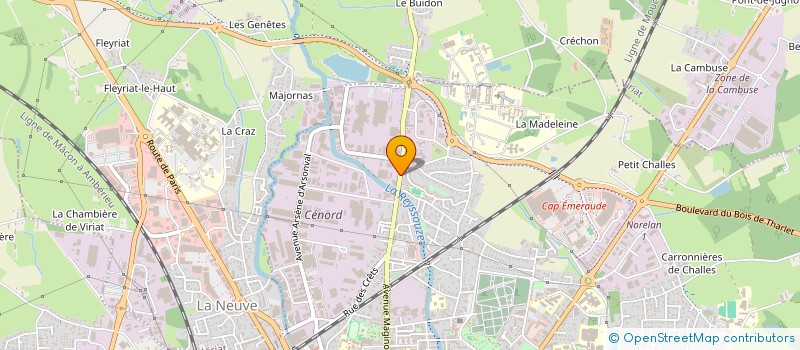 localisation de l'entreprise SAS T3R AIN CONTROLES AUTOS à BOURG-EN-BRESSE