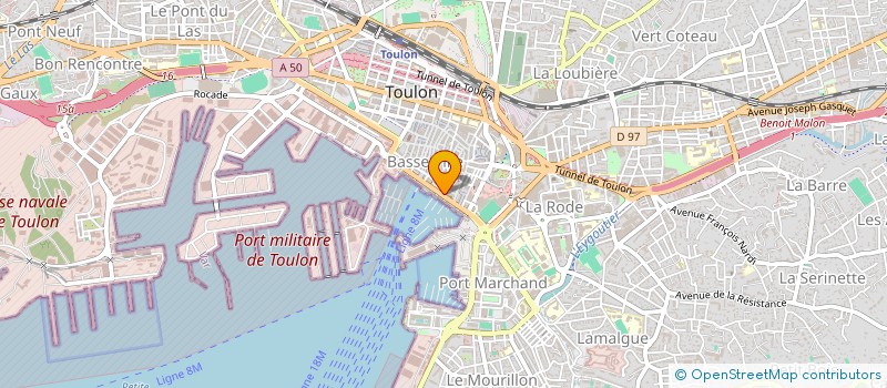 localisation de l'entreprise SAS TABARKA à TOULON